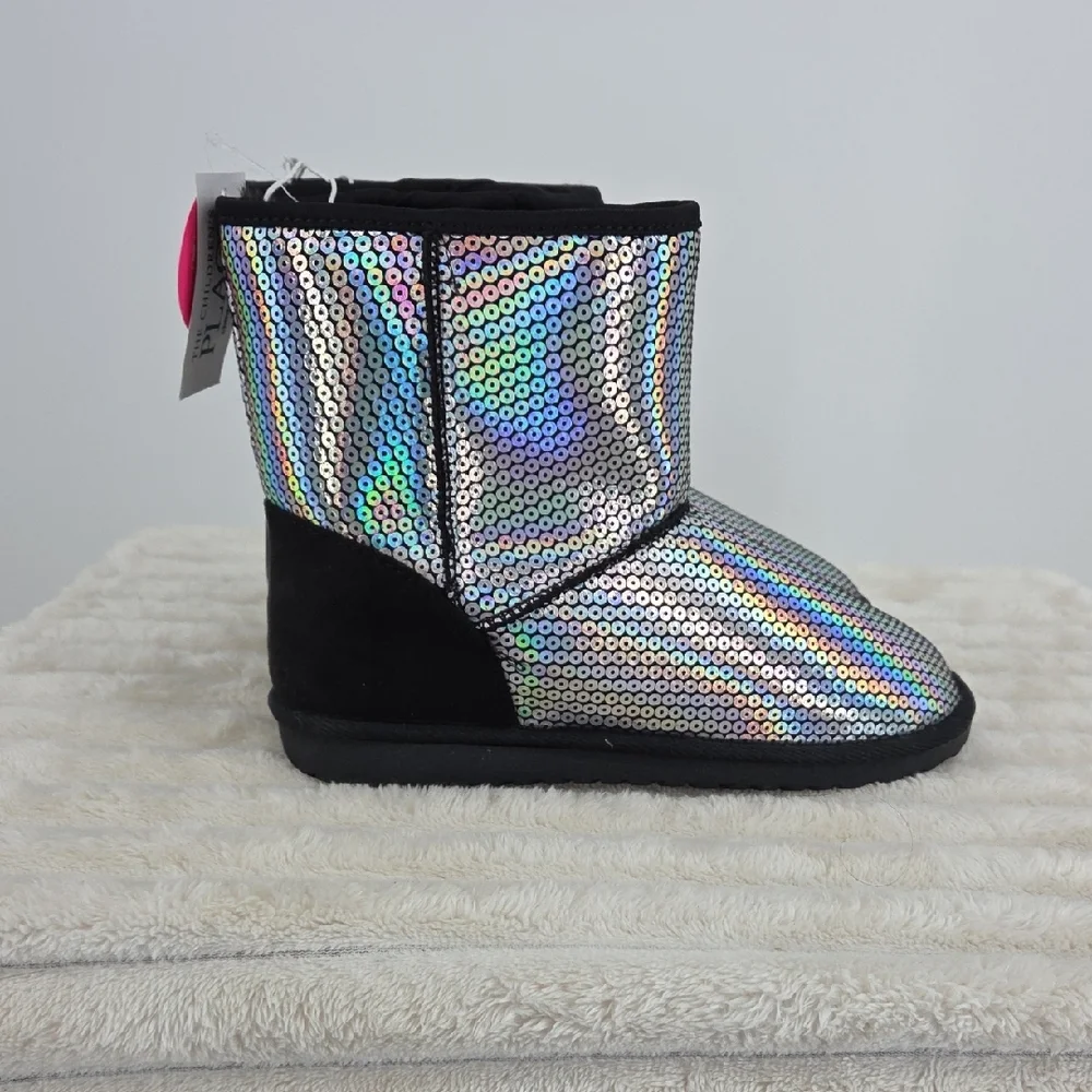 The Children's Place Holographic Sequin Boots